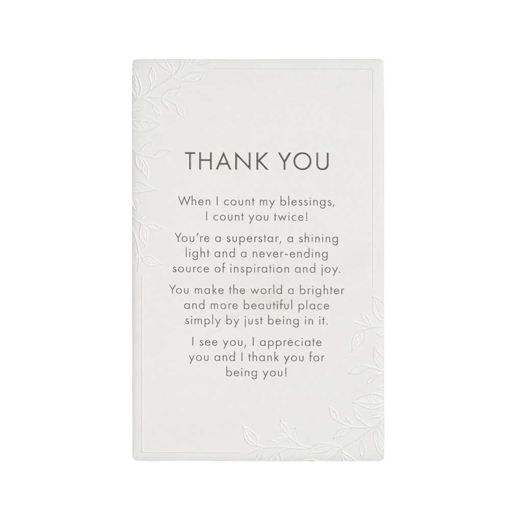 Picture of SPLOSH CERAMIC VERSE -  PRECIOUS THANKS VERSE